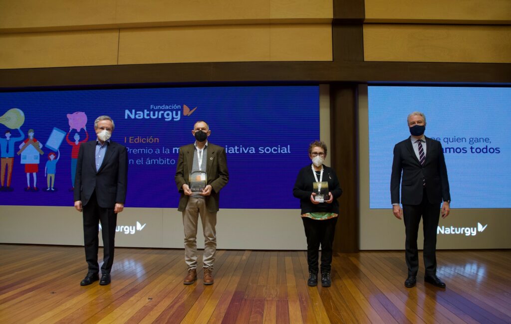 Desde la izquierda, Rafael Villaseca, Ricardo Viñuales, María García Álvarez y Jordi Garcia.