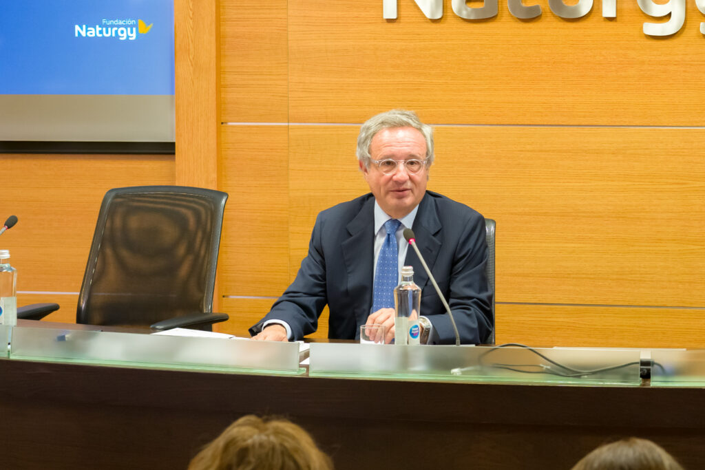 O presidente da Fundación Naturgy, Rafael Villaseca, participou no acto inaugural.