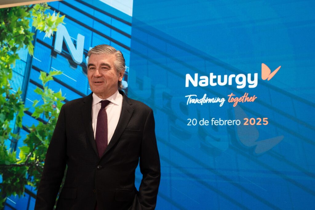 Francisco Reynés, presidente ejecutivo de Naturgy, durante la presentación de resultados de 2024